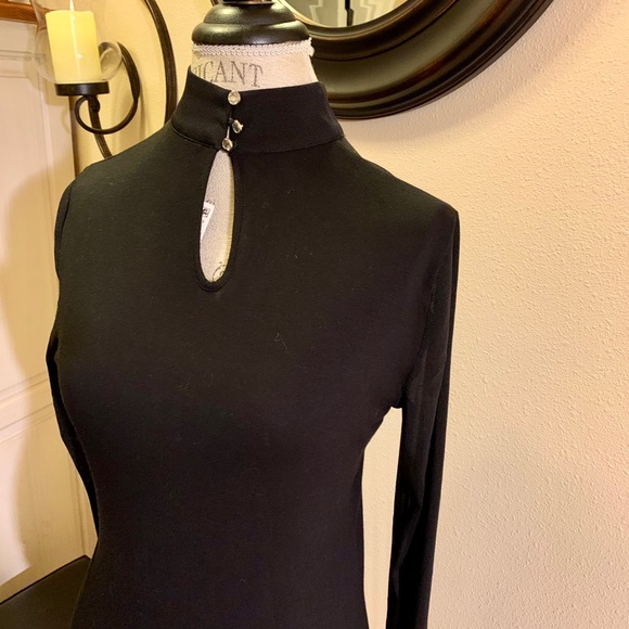 INC International Concepts Tops - NWT, INC TOP. RHINESTONE BUTTONS. SHEER SLEEVES💕GREAT GIFT.